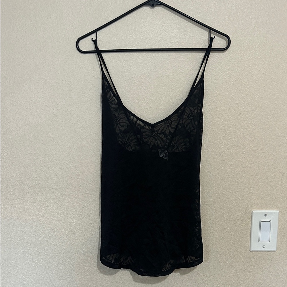 Fabletics Black Lace Camisole